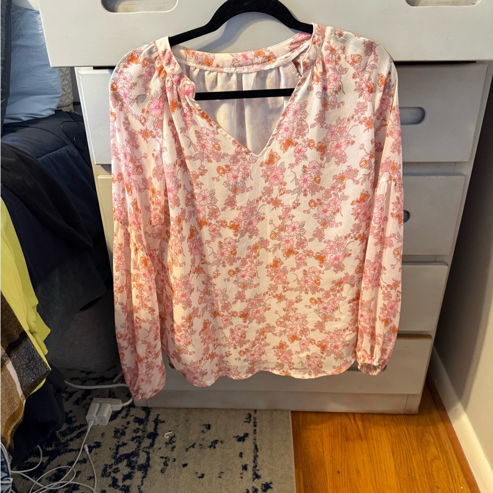 Floral Pink Women's Top